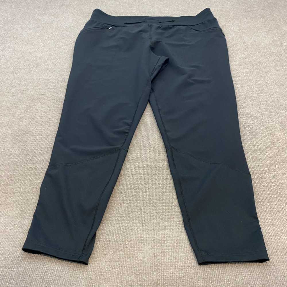 Columbia Leggings Womens XL Black Ankle Zip Pocket‎ Stretch Athletic Hiking